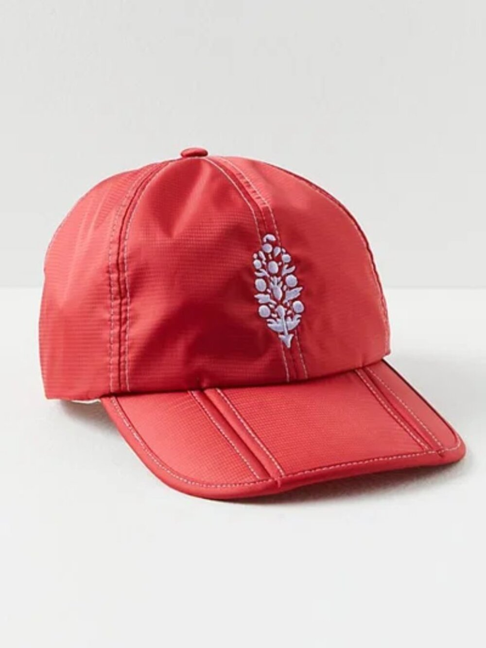 Free People FP Movement On The Run Packable Baseball Cap Red Pink